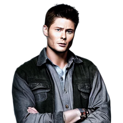 jacket, photorealistic, pixel art, dean transparent PNG cut-out
