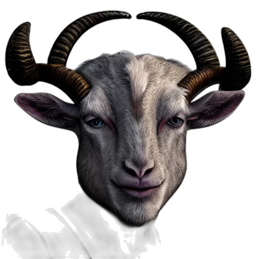 animal, face, mask, creature, photorealistic, concept art, 3d render, fantasy art transparent PNG cut-out