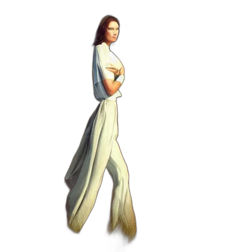 dress, staff, jewelry, creature, concept art, 3d render, pixel art, photorealistic transparent PNG cut-out