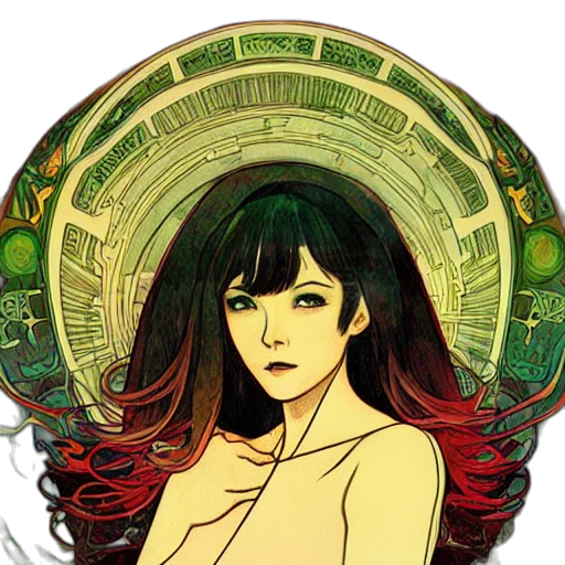 anime, comic book art, fantasy art, pixel art transparent PNG cut-out