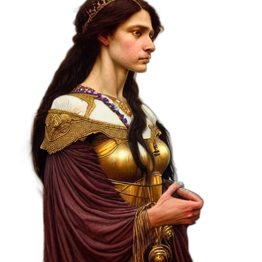 dress, crown, jewelry, sword transparent PNG cut-out