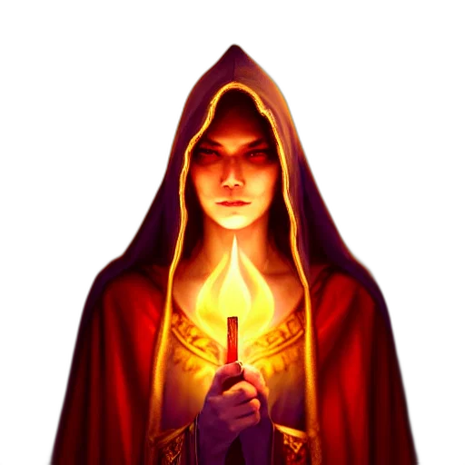 staff, face, sword, jacket, pixel art, fantasy art, concept art, comic book art transparent PNG cut-out