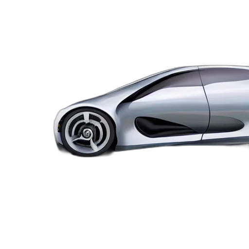 car, concept art, 3d render, photorealistic transparent PNG cut-out