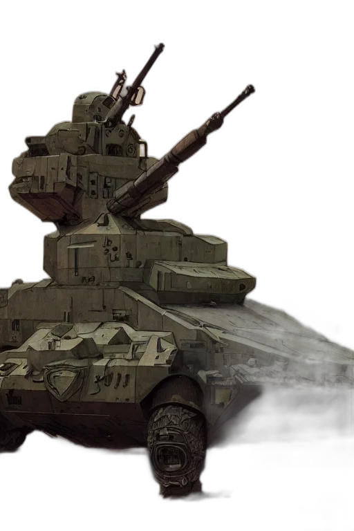 weapon, car, concept art, 3d render transparent PNG cut-out