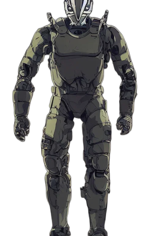 robot, jacket, concept art, 3d render transparent PNG cut-out