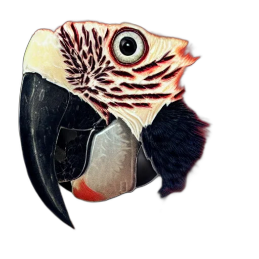 animal, mask, face, creature, 3d render, photorealistic, concept art, watercolor transparent PNG cut-out