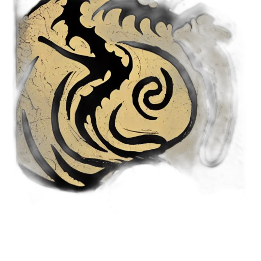 dragon, mask, jewelry, creature transparent PNG cut-out
