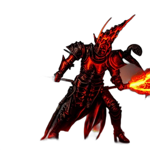 dragon, staff, sword, weapon transparent PNG cut-out