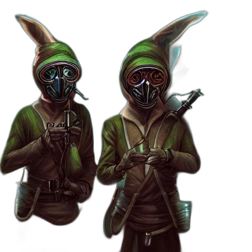 mask, staff, concept art, fantasy art transparent PNG cut-out