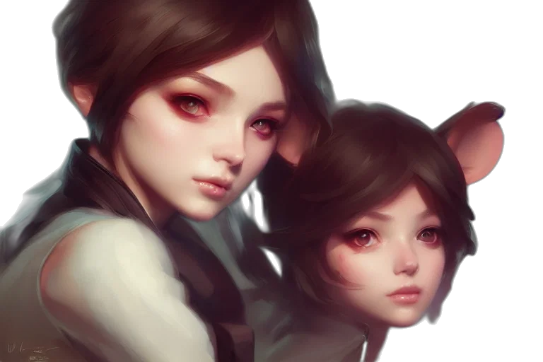 face, mask, fantasy art, concept art transparent PNG cut-out