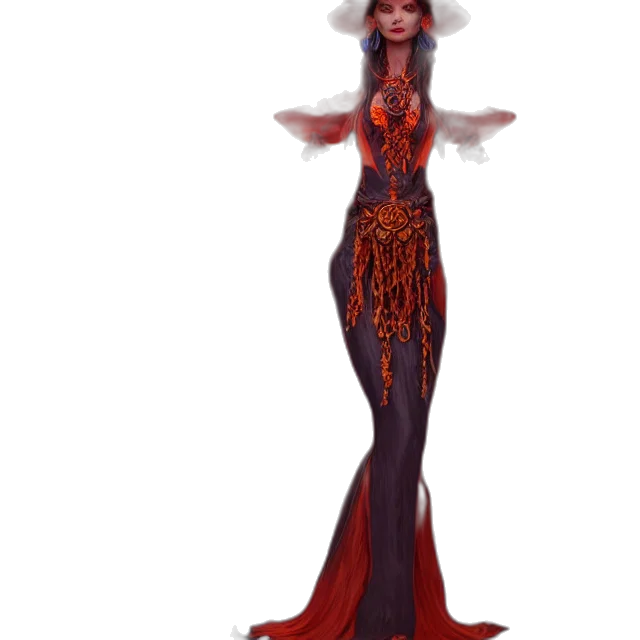 dress, concept art, fantasy art, pixel art transparent PNG cut-out