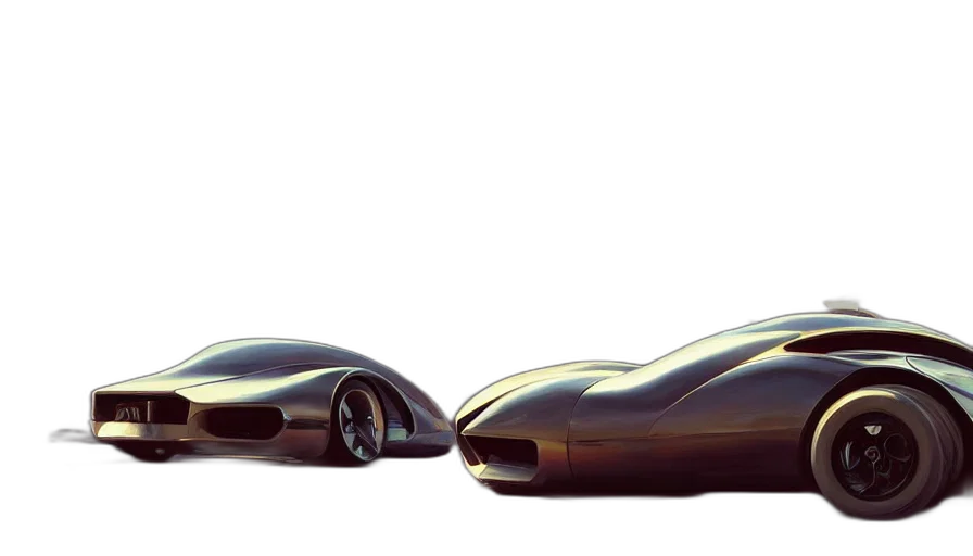 car, concept art, 3d render, photorealistic transparent PNG cut-out