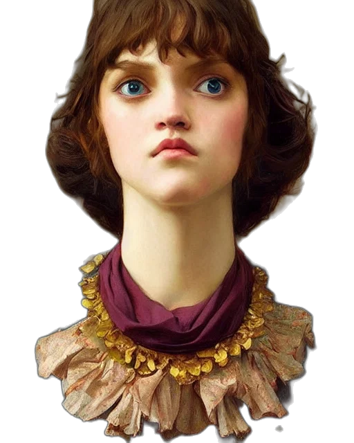 face, dress, crown, jewelry transparent PNG cut-out