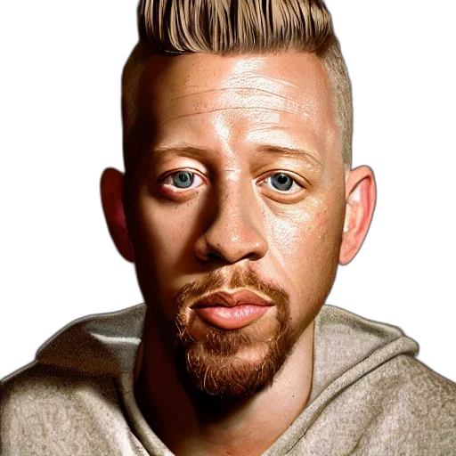 face, hair, mask, jacket transparent PNG cut-out