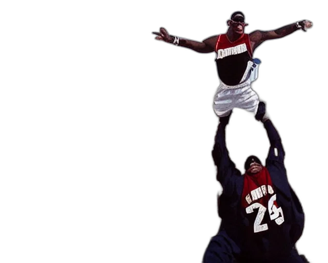 dennis, rodman, t-posing, air transparent PNG cut-out