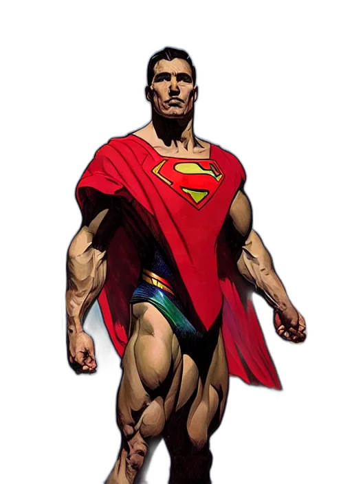 comic book art, concept art, cartoon, photorealistic transparent PNG cut-out