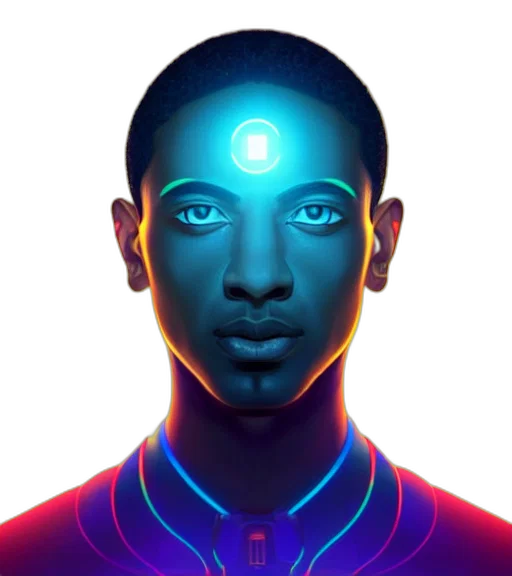 face, robot, mask, staff transparent PNG cut-out
