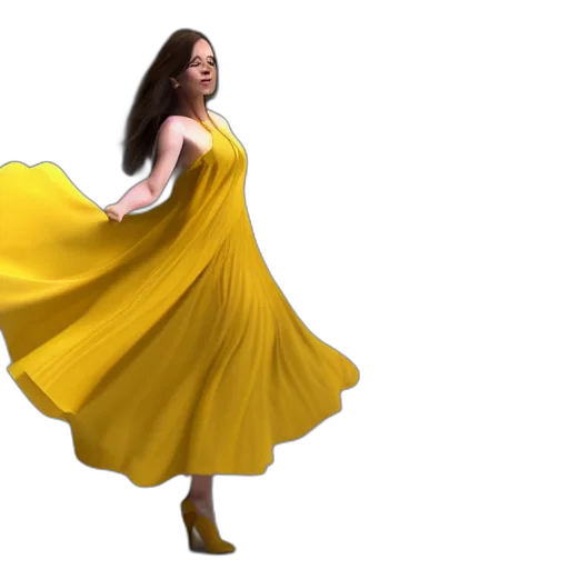 dress, 3d render, concept art, photorealistic transparent PNG cut-out