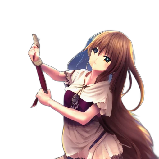 staff, weapon, sword, dress transparent PNG cut-out