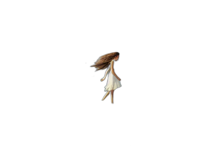 hair, hat, dress, creature, pixel art, concept art, 3d render, fantasy art transparent PNG cut-out