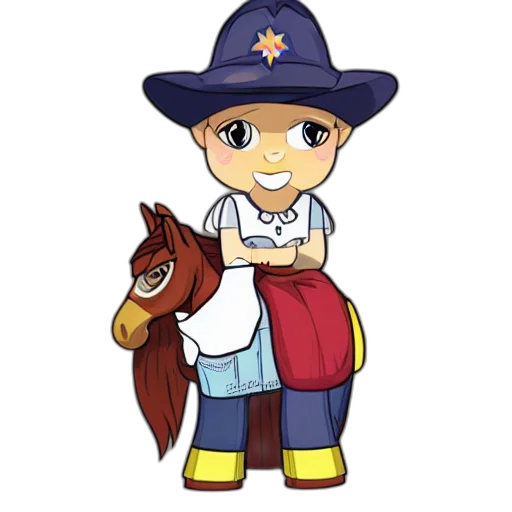 staff, hat, animal, cartoon transparent PNG cut-out