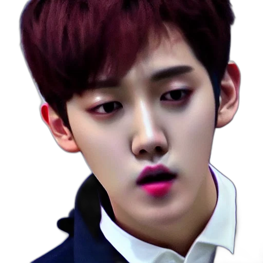 creature, face, photorealistic, oil painting, cartoon, byun, baekyhun, exo transparent PNG cut-out