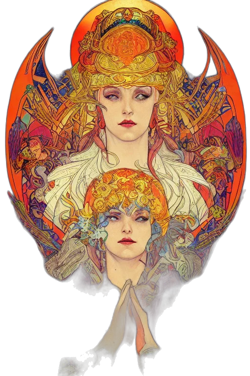 crown, mask, fantasy art, concept art transparent PNG cut-out