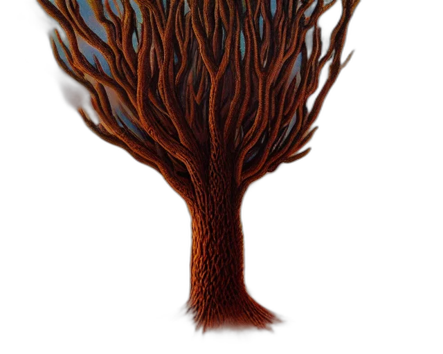 tree, hair, crown, staff transparent PNG cut-out