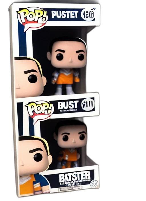 3d render, funko, pop, figure, buster, arrested, development transparent PNG cut-out