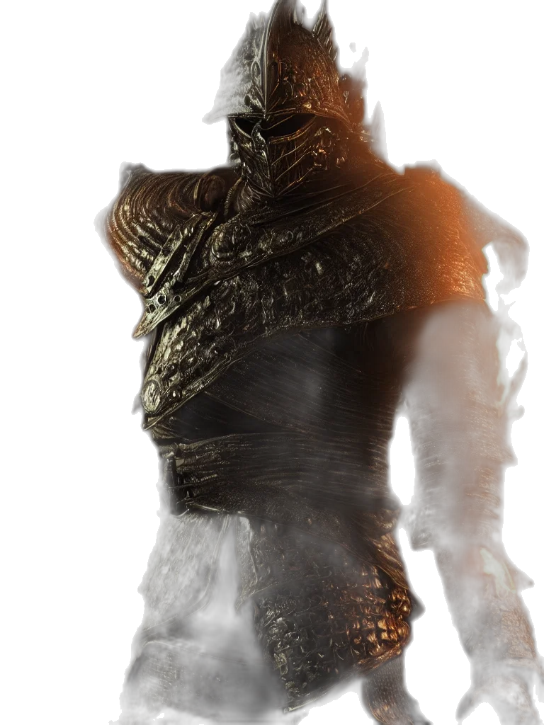 creature, dragon, mask, sword transparent PNG cut-out