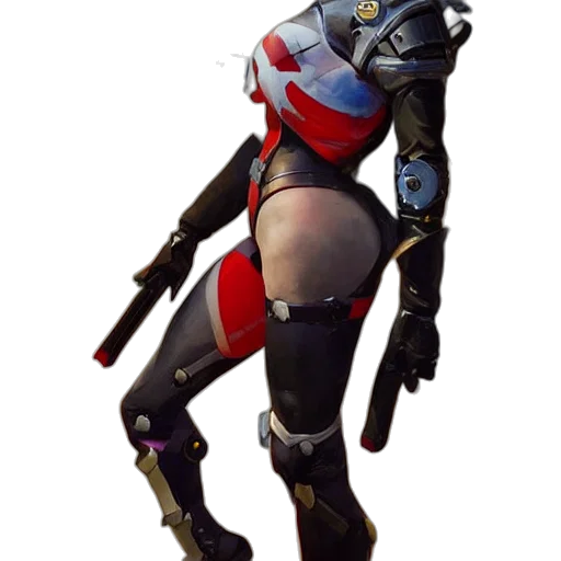robot, weapon, staff, concept art, cyberpunk, 3d render, fantasy art, greg transparent PNG cut-out