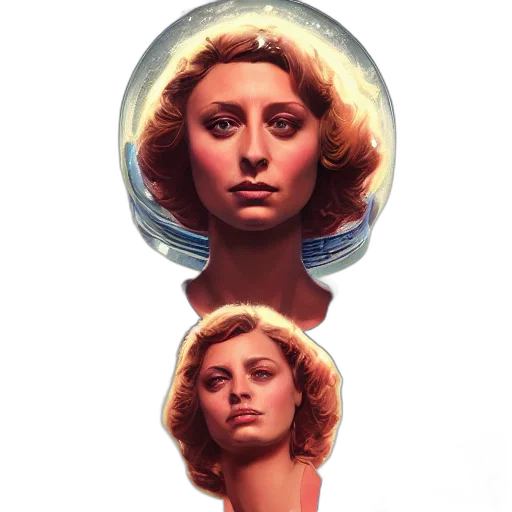 face, jewelry, crown, staff transparent PNG cut-out