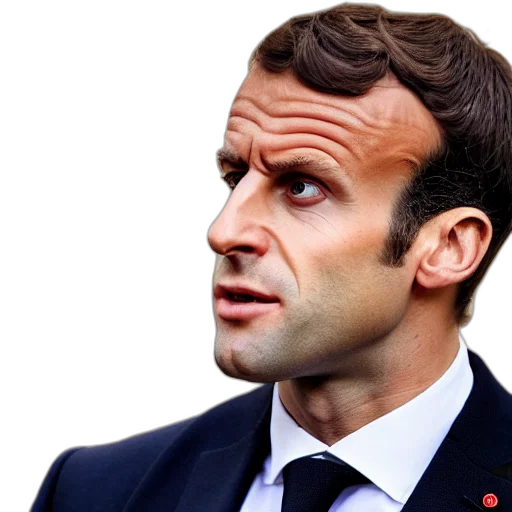 face, emmanuel, macron, trade transparent PNG cut-out