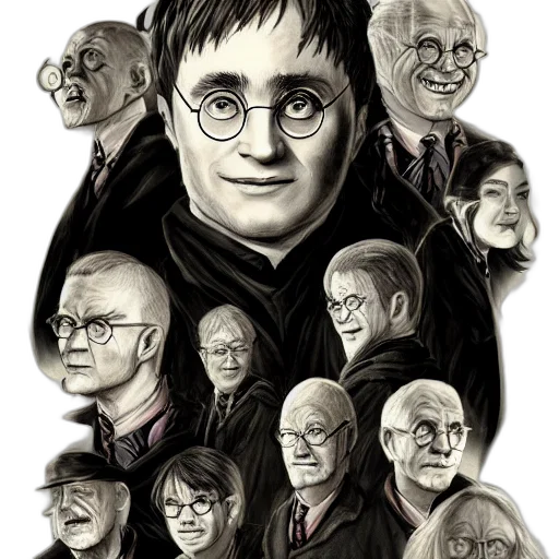 face, staff, comic book art, concept art, fantasy art, cartoon, portrait, old transparent PNG cut-out