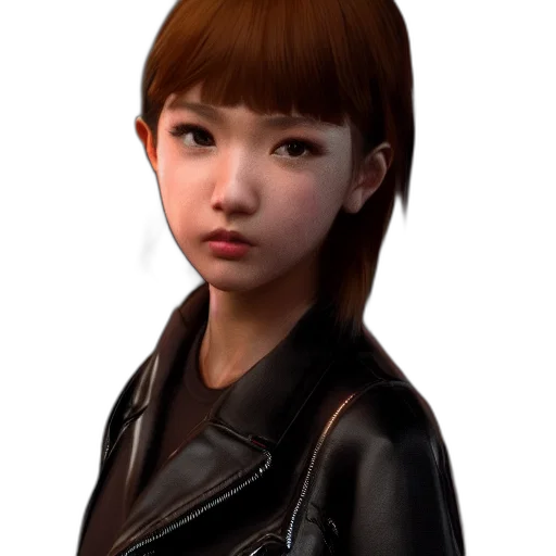 jacket, face, staff, robot transparent PNG cut-out