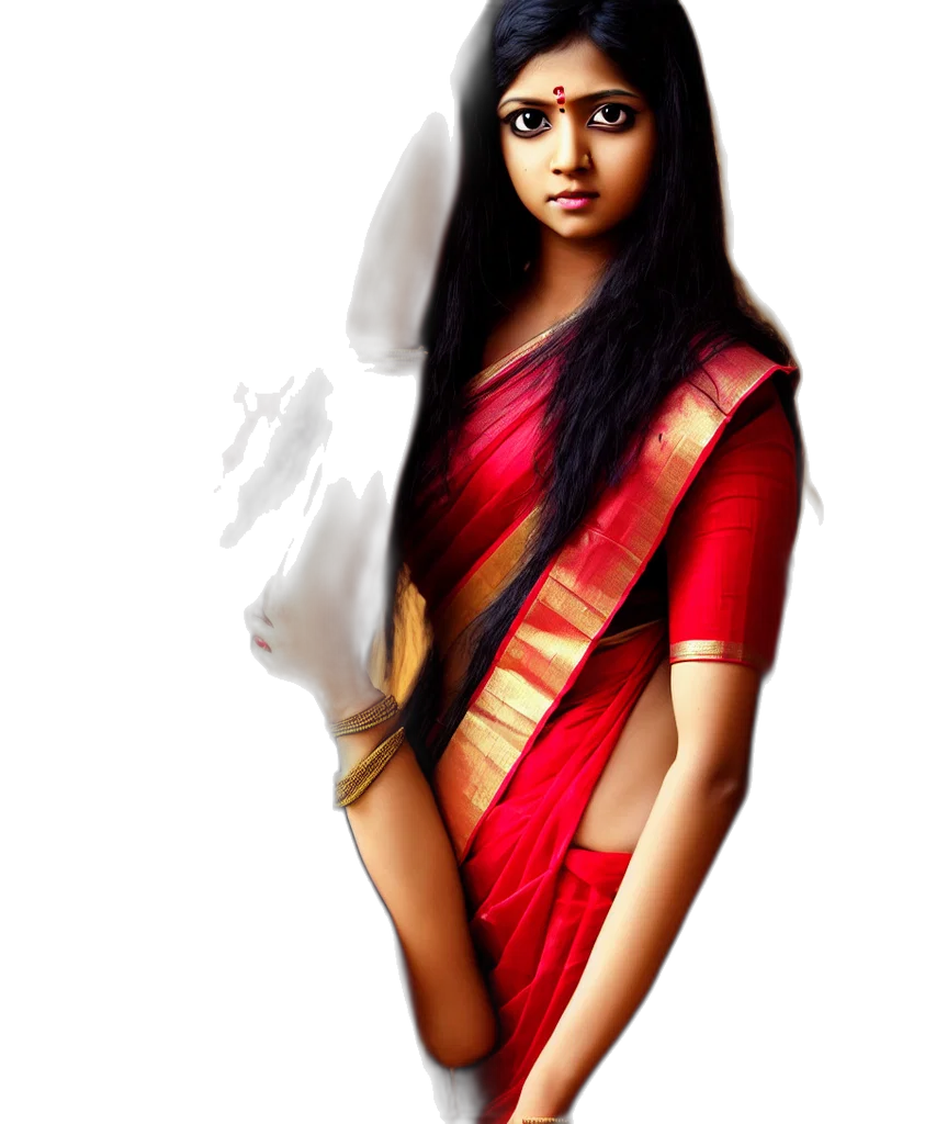 dress, photorealistic, oil painting, pencil sketch transparent PNG cut-out