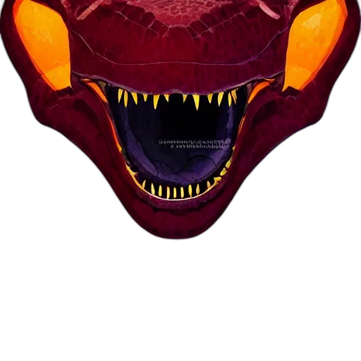mask, dragon, creature, face transparent PNG cut-out