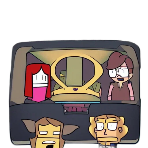 car, furniture, jacket, robot, concept art, cartoon, pixel art, fire transparent PNG cut-out