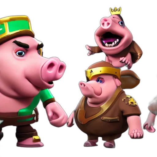 3d render, concept art, picture, clash transparent PNG cut-out