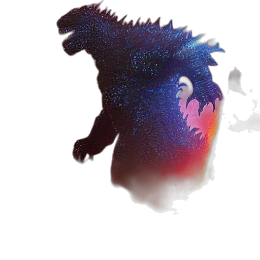 dragon, creature, animal, concept art, fantasy art, 3d render, pixel art, godzilla transparent PNG cut-out