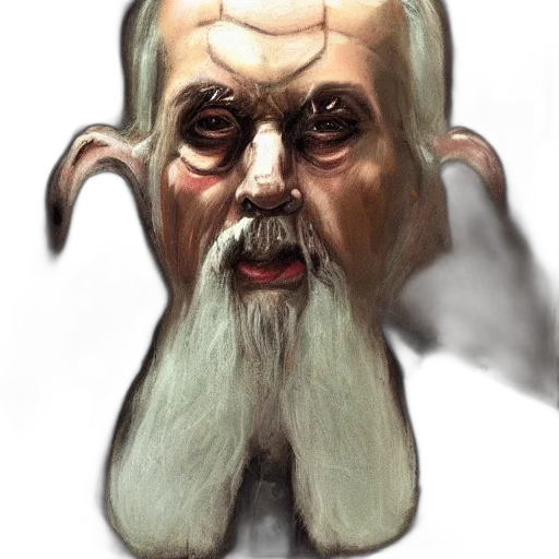 mask, face, staff, creature, concept art, photorealistic, fantasy art, watercolor transparent PNG cut-out