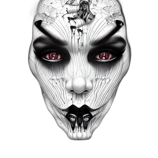 mask, face, creature, jewelry transparent PNG cut-out