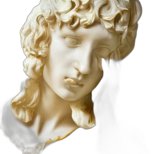 face, mask, jewelry, crown, photorealistic, 3d render, vaporwave, oil painting transparent PNG cut-out