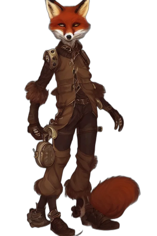 staff, creature, jacket, mask transparent PNG cut-out