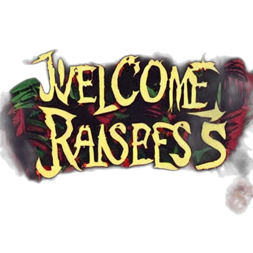 concept art, welcome, jungle, baby, guns, roses transparent PNG cut-out