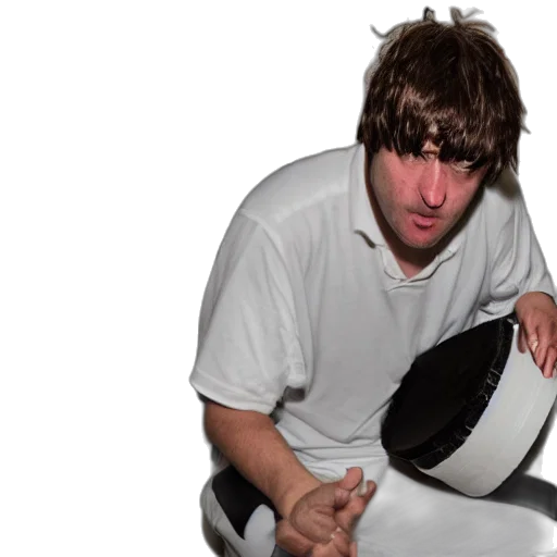 hat, staff, hair, jacket, drummer, toilet transparent PNG cut-out