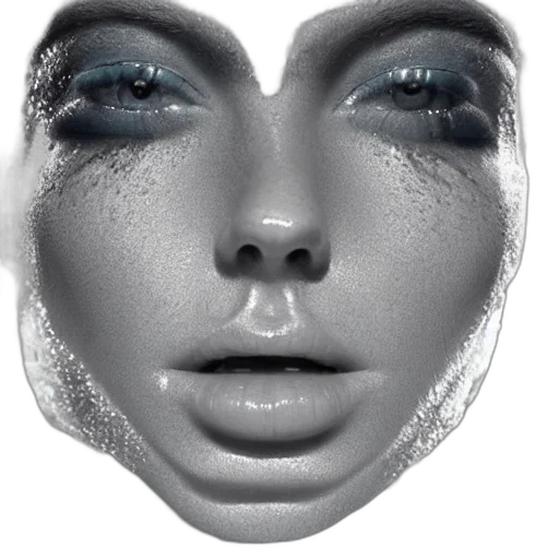 mask, face, jewelry, robot, photorealistic, 3d render, concept art, fantasy art transparent PNG cut-out