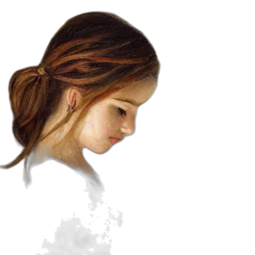 face, mask, hair, dress, photorealistic, oil painting, watercolor, concept art transparent PNG cut-out