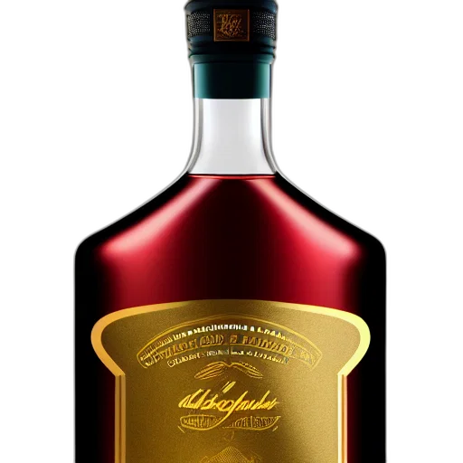 bottle, crown, 3d render, photorealistic transparent PNG cut-out