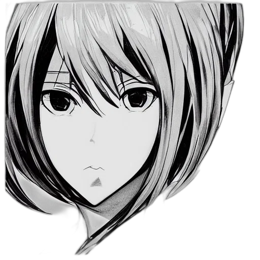 mask, face, hair, creature, anime, cartoon, photorealistic, pixel art transparent PNG cut-out